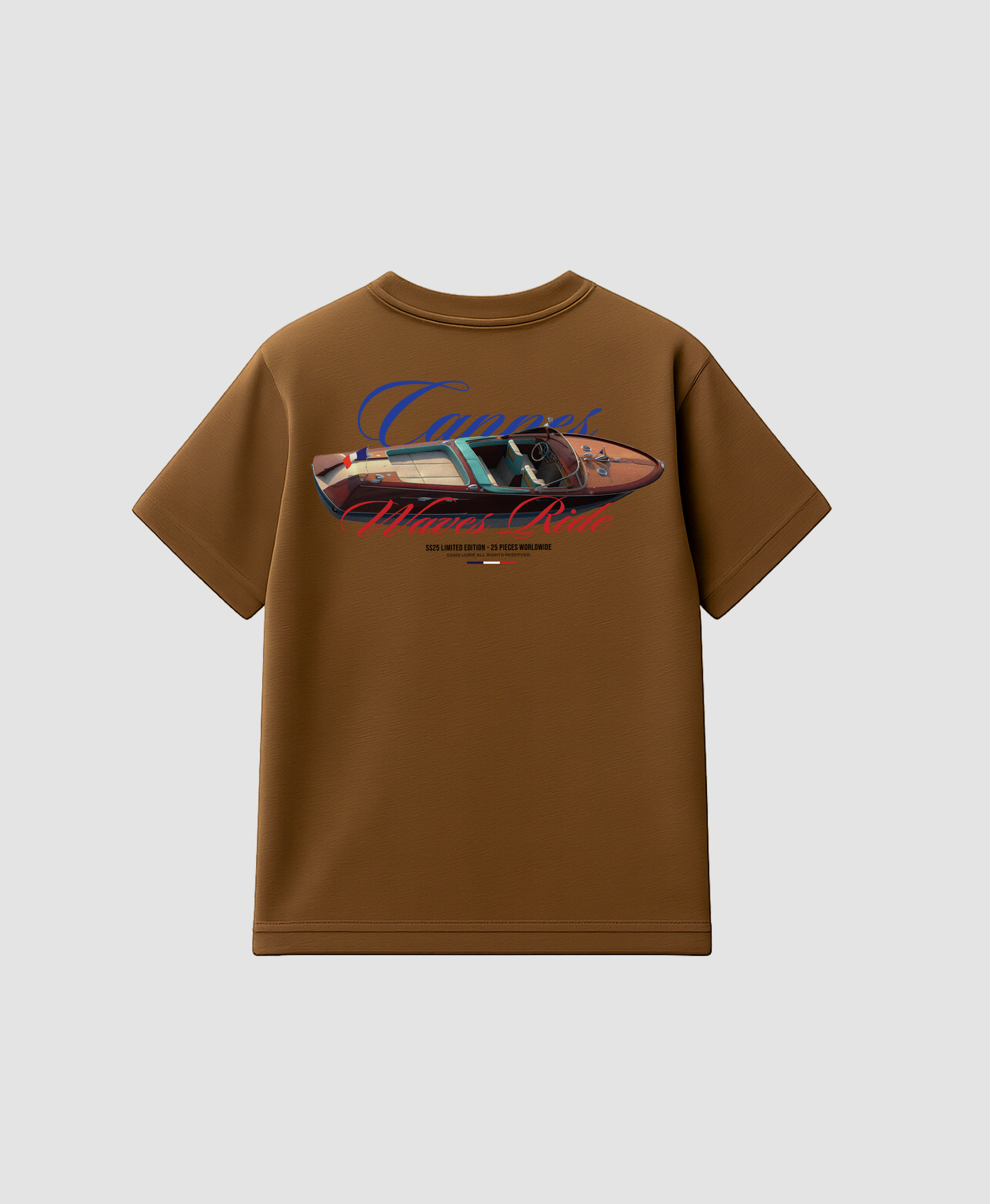 Wave Ride Tee - Brown
