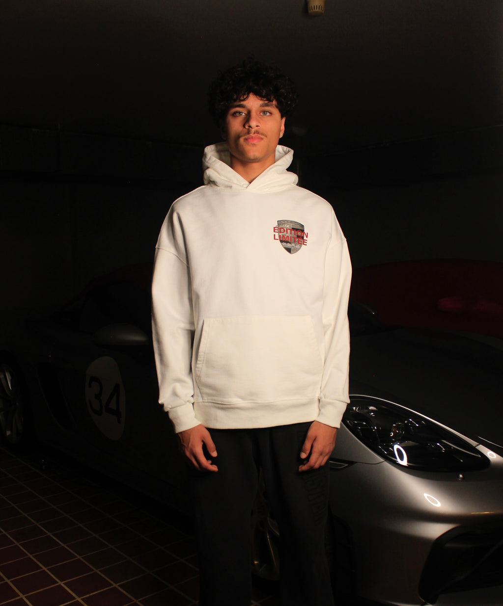 Élan Rouge Hoodie - White