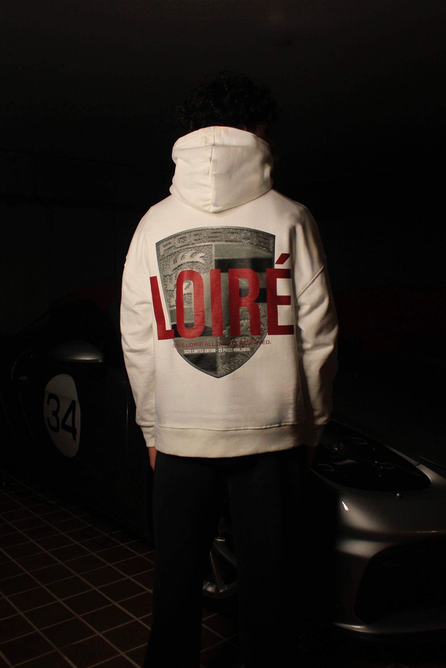 Élan Rouge Hoodie - White