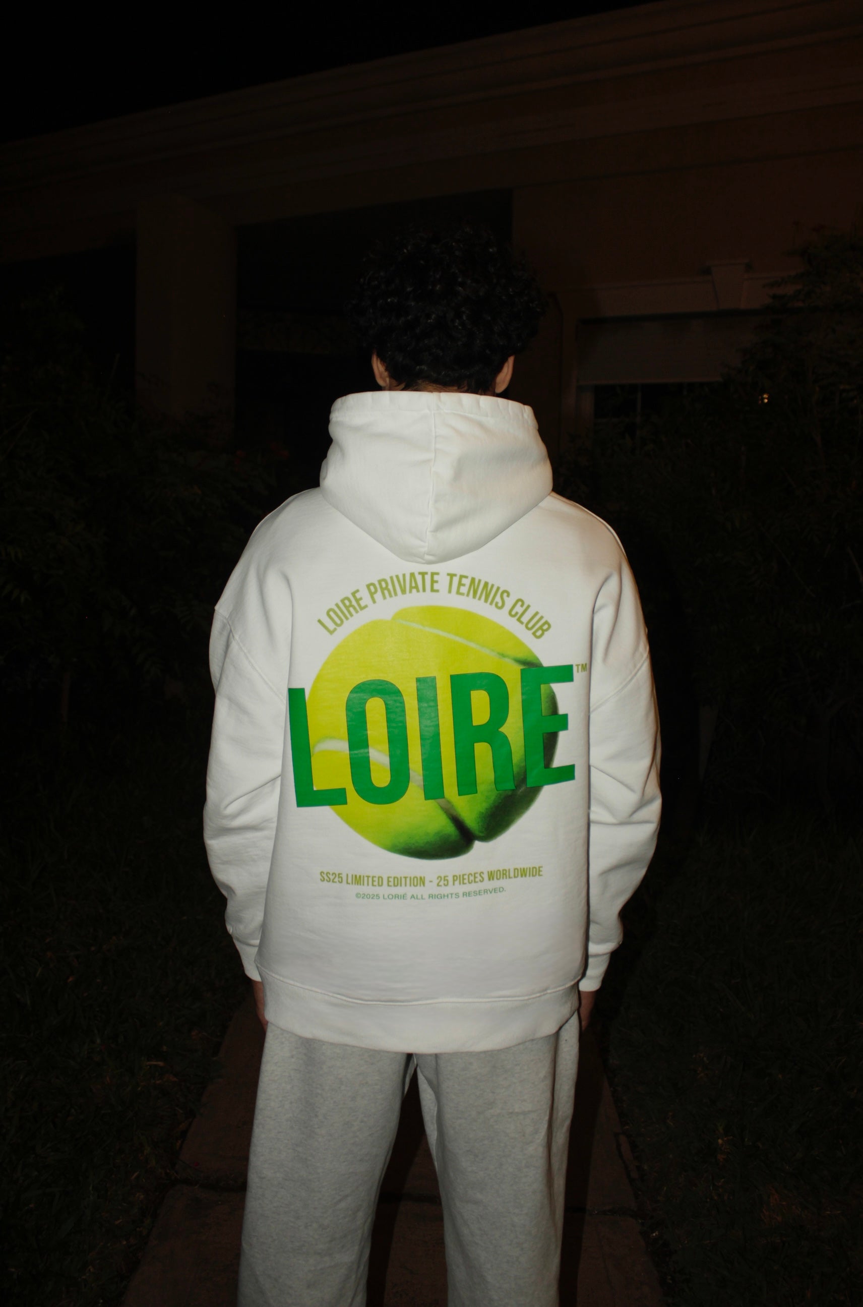 Club de Loiré Hoodie - White