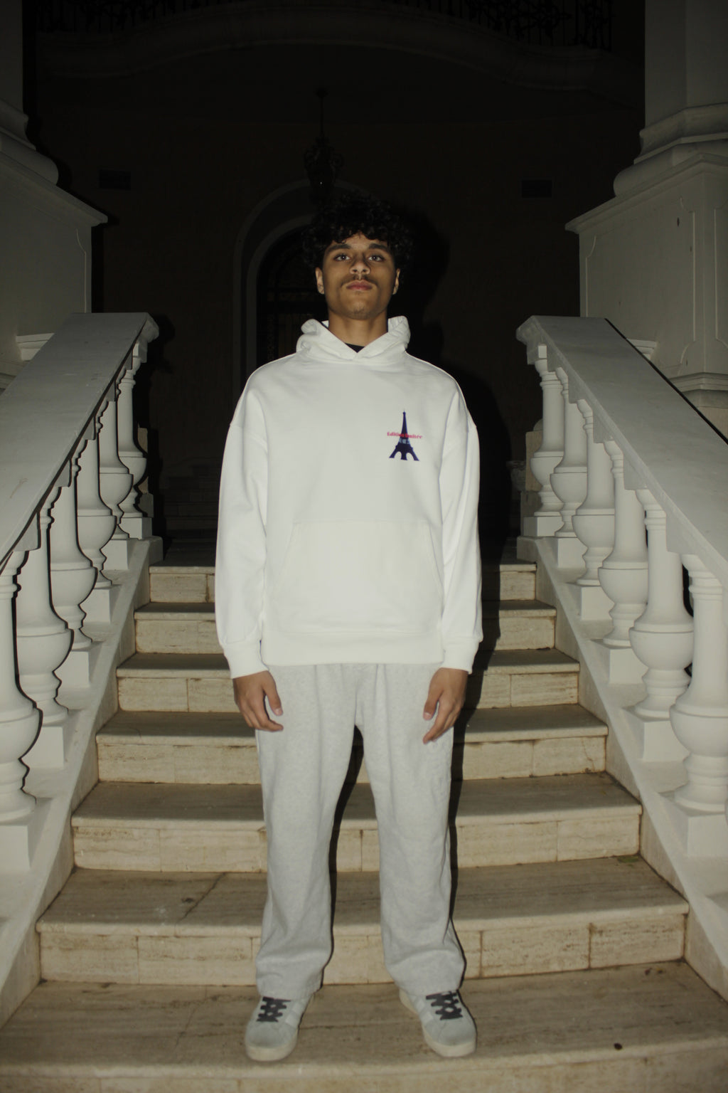 Amour de Paris Hoodie - White