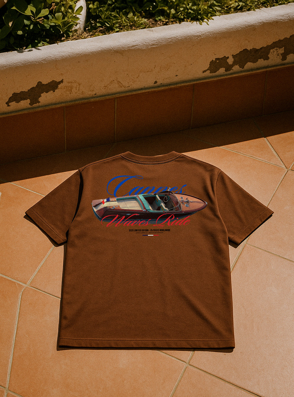 Wave Ride Tee - Brown